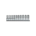 Beta 920ASL/SB11 – Serie di 11 chiavi a bussola a mano lunghe bocca poligonale (art. 920AS/L) su supporto