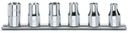 Beta 920FTX/SB – Serie di 6 chiavi a bussola a mano per viti con testa a profilo Torx® (art. 920FTX) con supporto