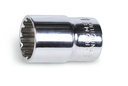 Beta 920U – Chiavi a bussola a mano con attacco quadro femmina 1/2" bocca multimpronta, cromate