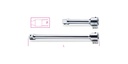 Beta 929/21 - 929/22 – Prolunghe a mano con attacchi quadri maschio e femmina 1" cromate