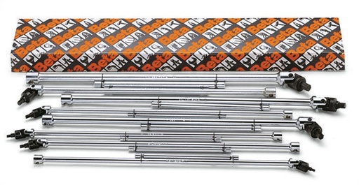 Beta 953/S – Serie di 9 chiavi a T con maschio esagonale snodato (art. 953)