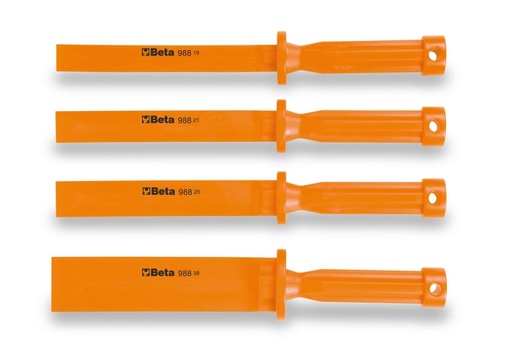 Beta 988/K4 – Serie di 4 scalpelli in plastica anti graffio