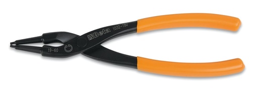 Beta 1032 – Pinza a becchi diritti per anelli elastici di sicurezza, per fori manici ricoperti in PVC