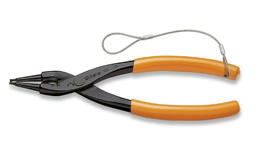 Beta 1032HS – Pinze a becchi diritti per anelli elastici di sicurezza, per fori manici ricoperti in PVC H-SAFE