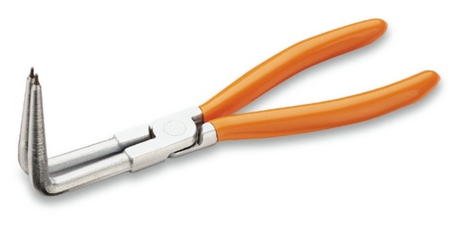 Beta 1034L – Pinza a becchi piegati a 90° lunghi per anelli elastici di sicurezza, per fori manici ricoperti in PVC