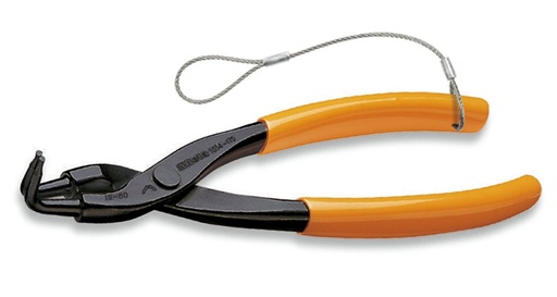 Beta 1034HS – Pinze a becchi piegati a 90° per anelli elastici di sicurezza, per fori manici ricoperti in PVC H-SAFE