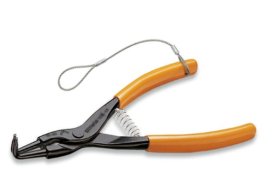 Beta 1038HS – Pinze a becchi piegati a 90° per anelli elastici di sicurezza per alberi manici ricoperti in PVC H-SAFE