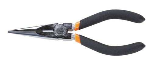 Beta 1166G – Pinze a becchi mezzotondi lunghissimi diritti zigrinati manici ricoperti con 2 strati di PVC antiscivolo finitura industriale