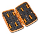 Beta 1257LPH/S8 – Serie di 8 microgiravite, Lama Piatta e Phillips® in astuccio plastico rigido