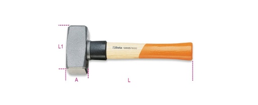 Beta 1380S – Mazzette con collare salvamanico manico in legno