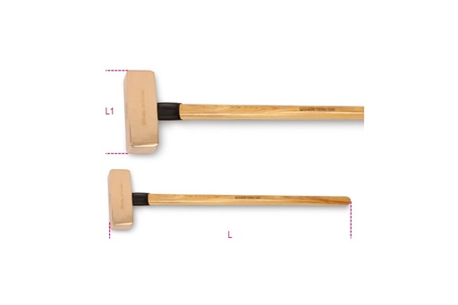 Beta 1381BA – Mazze antiscintilla manico in legno