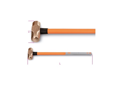 Beta 1381BA/PL – Mazze antiscintilla, manico in fibra