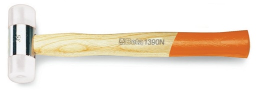 Beta 1390N – Mazzuole con battenti intercambiabili in nylon, manico in legno
