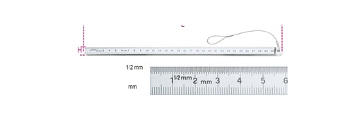 Beta 1682HS – Righe flessibili graduate in acciaio inossidabile H-SAFE