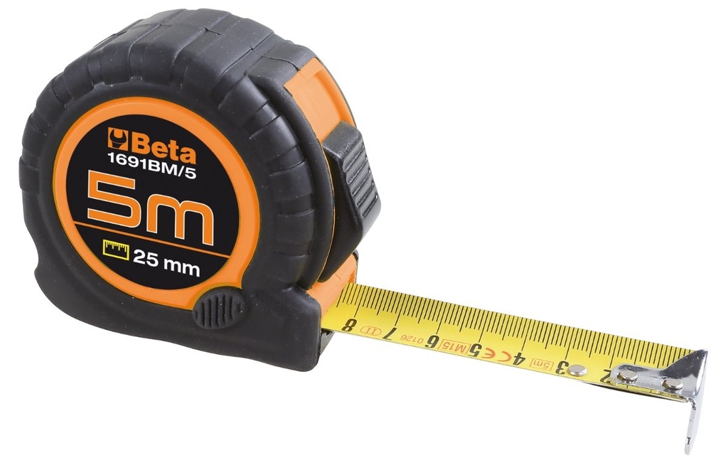 [016910205] Flessometro con cassa bimateriale in ABS antiurto Beta 1691BM/5