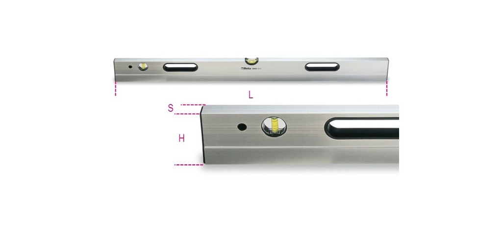 [016960415] Stadie in alluminio con impugnature a 2 fiale infrangibili Beta 1696S 1500
