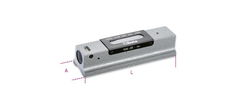 Beta 1699L/1 – Livella lineare di precisione in ghisa con base prismatica rettificata a 2 fiale infrangibili in astuccio di legno