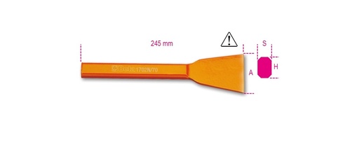 Beta 1702N – Scalpelli a tagliente extrapiatto