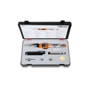Beta 1827/K – Saldatore a gas con 7 accessori in valigetta con base morbida di polietilene espanso