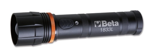 Beta 1833L – Torcia LED ad alta luminosità in robusto alluminio anodizzato, fino a 1100 Lumen