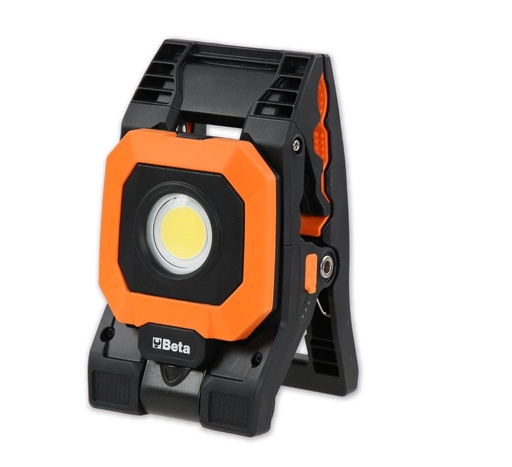 Beta 1838CLAMP – Faretto a pinza ricaricabile, 4 intensità luminose, orientabile, ricarica USB.