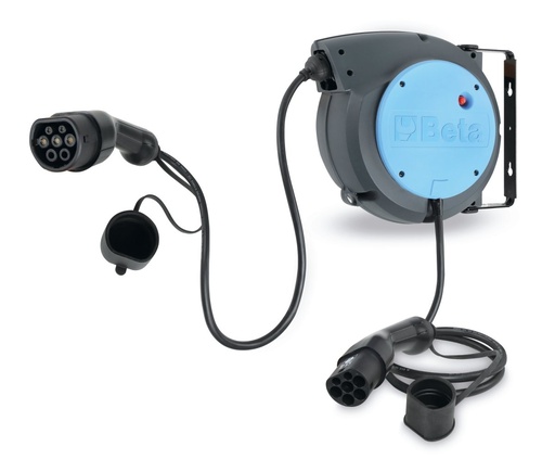 Beta 1845EM/3 – Avvolgitore automatico con cavo 3Gx2,5 mm² e presa TIPO 2 per ricarica EV