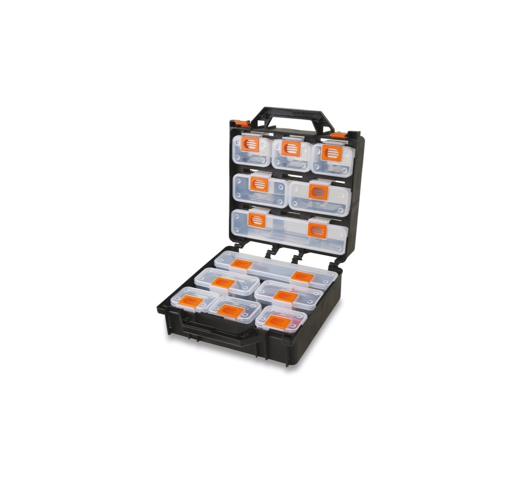 [020800000] Valigia organizer con 12 vaschette asportabili, vuota Beta 2080/V12