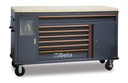 Beta C45PRO 2.0 MWS/W – Cassettiera mobile Work Station con 7 cassetti e cestino portarifiuti integrato
