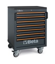Beta C45PRO 2.0 C7 – Cassettiera mobile con 7 cassetti per arredo officina C45PRO 2.0