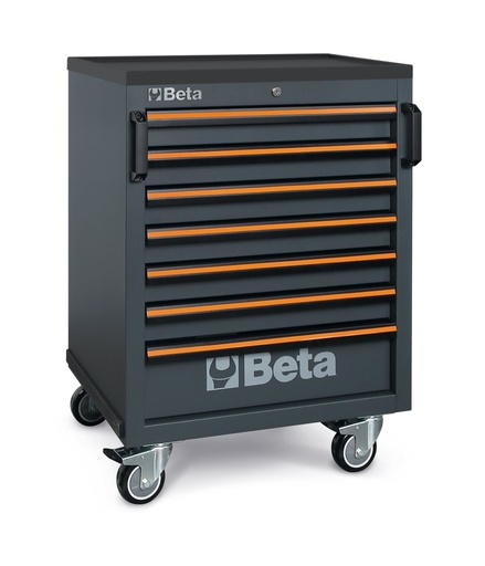 Beta C45PRO 2.0 C7 – Cassettiera mobile con 7 cassetti per arredo officina C45PRO 2.0