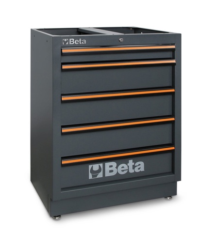 Beta C45PRO 2.0 M5 – Modulo fisso con 5 cassetti per arredo officina C45PRO 2.0