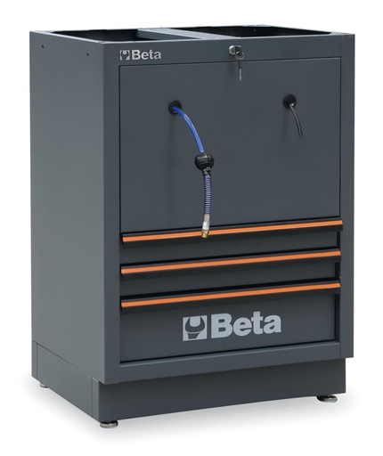 Beta C45PRO 2.0 ACT – Modulo fisso con 3 cassetti e 2 arrotolatori per arredo officina C45PRO 2.0