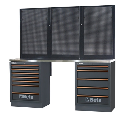 Beta C45PRO 2.0 BPX-2,0 – Combinazione banchi arredo officina C45PRO 2.0