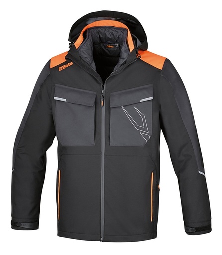 Beta 7569NG – Giacca impermeabile 3 in 1, composta da giacca esterna e gilet removibile