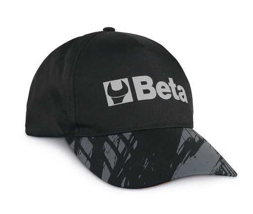 Beta 7982N – Cappellino Beta nero, design classico con visiera curva