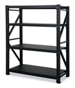 Beta S4CB – Scaffalatura ampia campata con 4 ripiani, elemento base