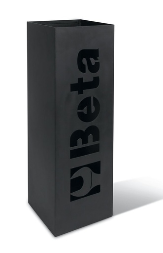 Beta 9520P – Portaombrelli Beta nero zincato e verniciato con vaschetta salvagoccia