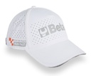 Beta 9525WB – Cappellino Beta da baseball bianco con visiera curva