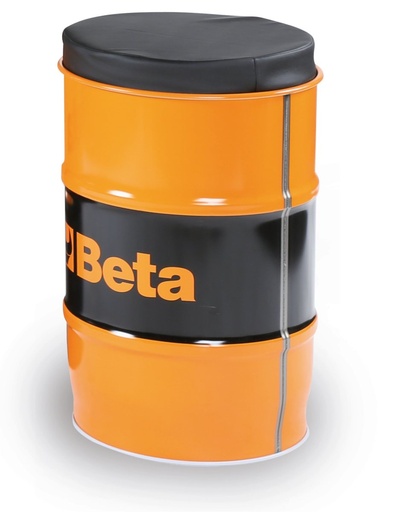 Beta 9565S – Seduta in lamiera d’acciaio con sedile in ecopelle sfoderabile