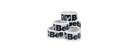 Beta 9589B/36 – Confezione da 36 rotoli di nastro adesivo per imballo, logo Beta, bianco