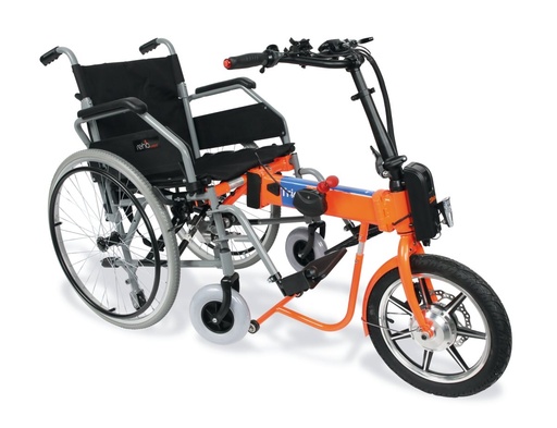 Beta 9597TRIOWAY – Sistema ausiliario di spinta TRIOWAY by ATALA®, elettrico e agganciabile alla carrozzina REHA COMFORT in dotazione