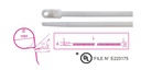 Beta 1748-BH – Fascette in nylon con occhiello, colore naturale