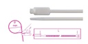 Beta 1748-BT2 – Fascette in nylon con targhetta longitudinale 13x27mm, colore naturale