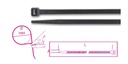 Beta 1748N – Fascette in nylon, colore nero UV resistant