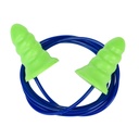 Tappi auricolari monouso in PU con cordino, bassa attenuazione (200 paia)