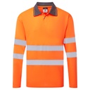 ES1 Essential Polo maniche lunghe Hi-Vis