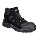 Stivaletto in composito in tessuto  scamosciato S1PL SR FO