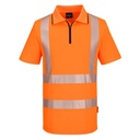 KX3 Sport Hi-Vis Zip Polo Shirt S/S