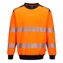 Felpa girocollo PW3 Hi-Vis