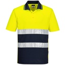 Polo leggera a contrasto ad alta visibilità S/S